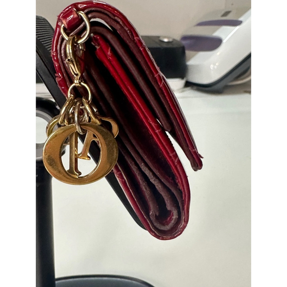 Women's Christian Dior Wallet Red OS - Picture 3 of 11